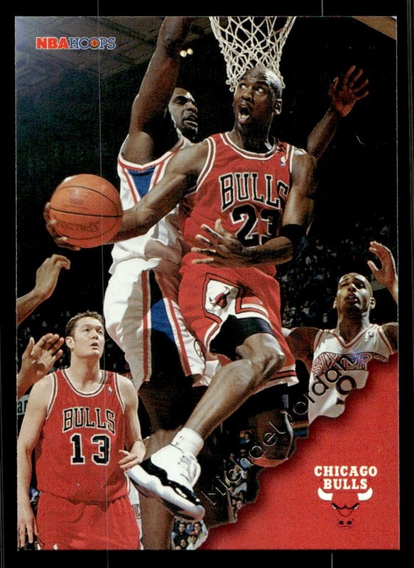 1996-97 Hoops #20 Michael Jordan Chicago Bulls MINT NO RESERVE!