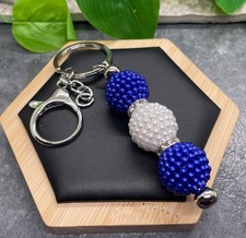 4.5  Stainless Steel Candy Bubblegum Bead Keychain Purse Backpack New C1039