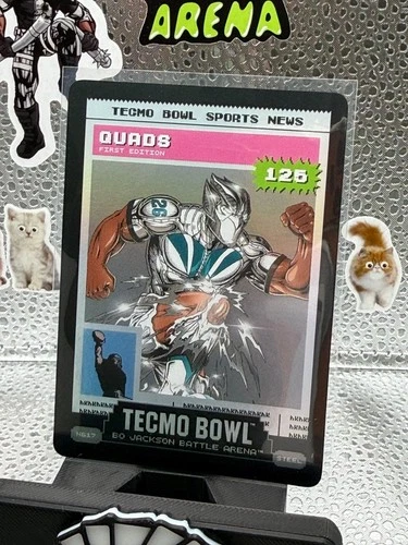 2026 Bo Jackson Battle Arena Quads (Saquon Barkley) Steel Tecmo News #N617