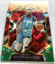 2020-21 Select Basketball Kenyon Martin Jr. Red White & Green Cracked Ice RC #98