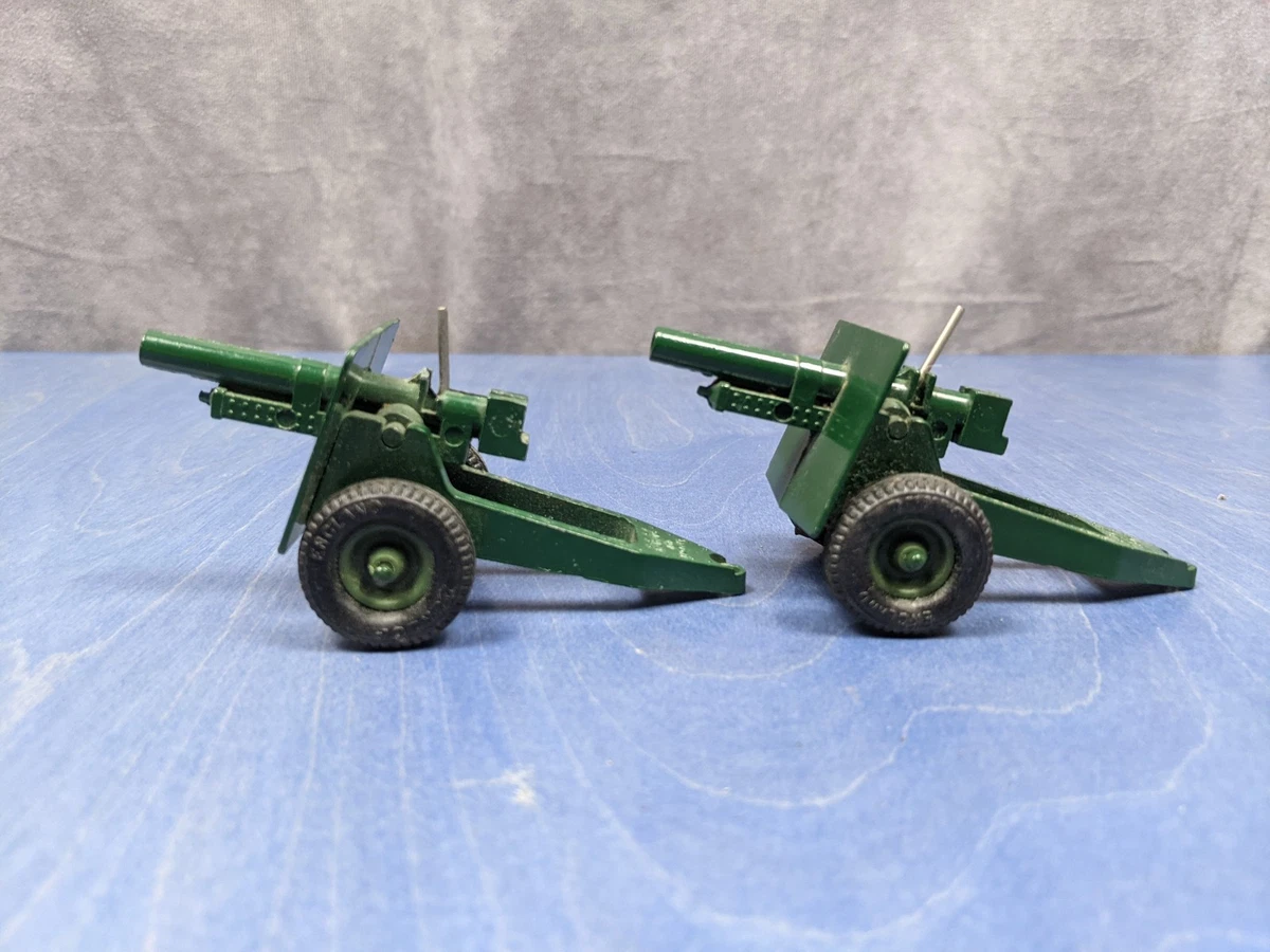 Britains Deetail WW2 - Canon 25 PDR Gun Howitzer - Roues Blanches - Etat Neuf