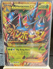 Pokémon M Heracross EX Secret Rare Holo 112/111 XY Furious Fists Mega 220 HP on eBay