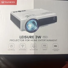 Vankyo - Leisure 3 Single LCD Mini Projector White