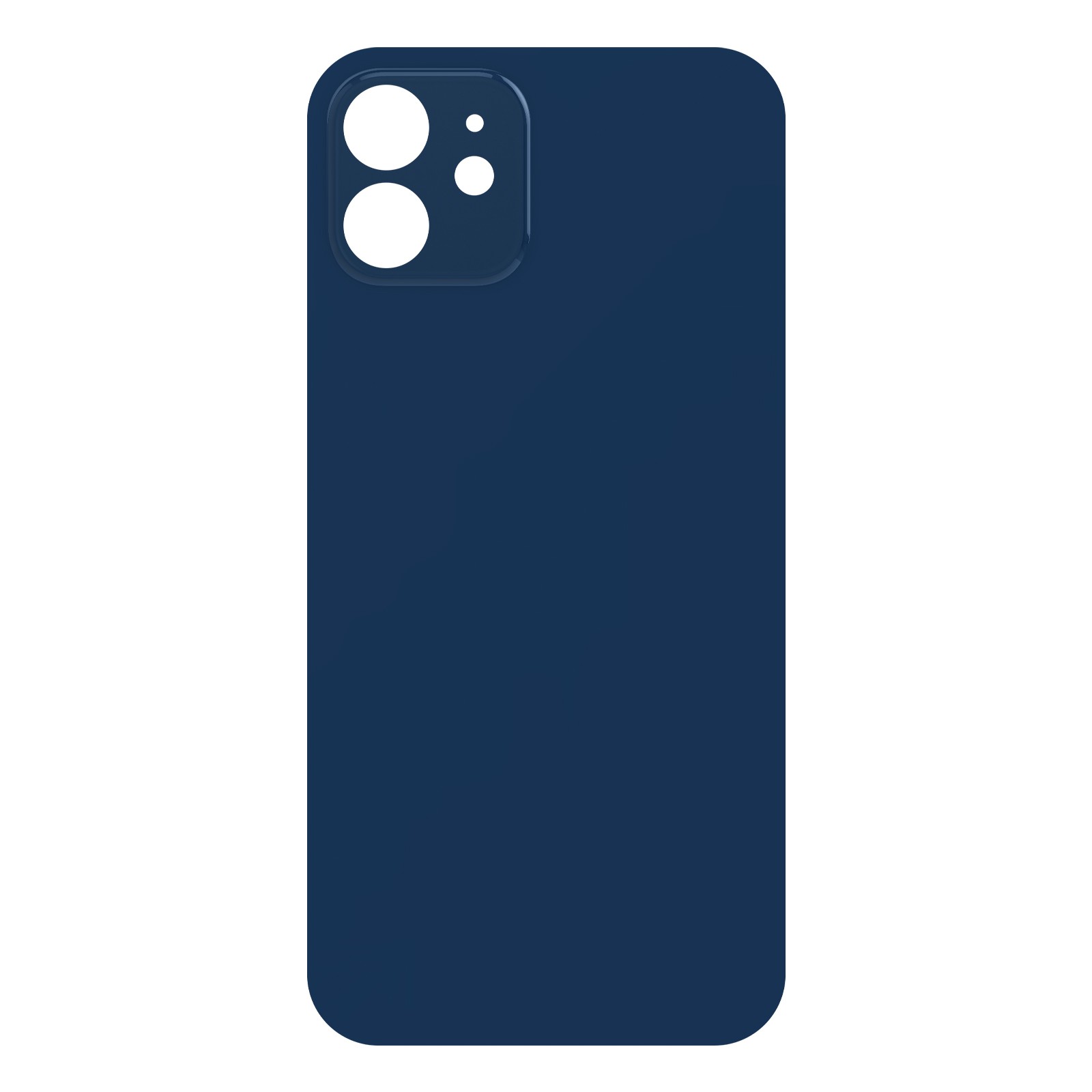 Vitre arrière iPhone 12 cassée ? Réparez le dos en verre bleu nuit Clappio