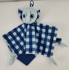 BooginHead Pacifier Holder Stuffed Elephant Pacifier Lovey with Baby Teether