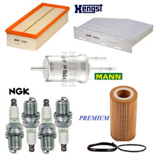 Tune Up Kit Filter Spark Plugs for Volkswagen GTI L4 2.0L 2009-2014