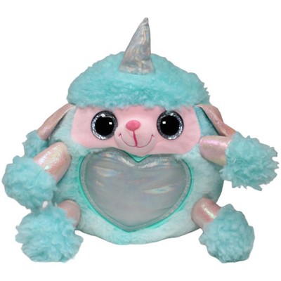 Zuru Hund Kuscheltier 32 cm Rosa Blau Türkis Plüschtier gebraucht
