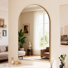 20x28 inch Gold Arched Mirror for Bathroom Vanity Mirror or Wall Decor Arch M...