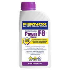Fernox F8 Super Strength Cleaner Boiler Central Heating System Sludge Remover.