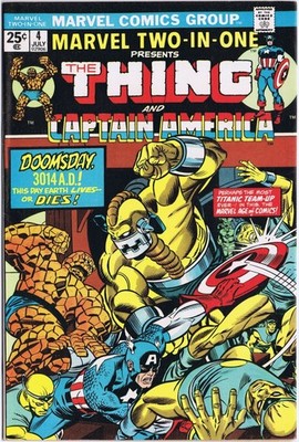 MARVEL TWO-IN-ONE # 4 US Comic 1974 HI-GRADE