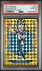 DRAKE MAYE ROOKIE PSA 10 REACTIVE YELLOW PRIZM 2024 PANINI MOSAIC PATRIOTS RC