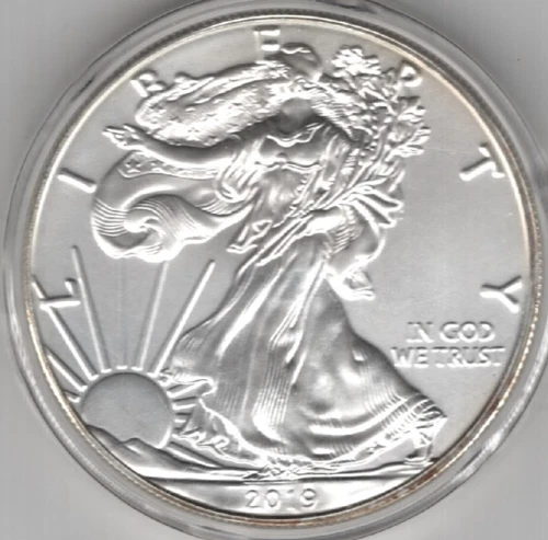 2019 WALKING LIBERTY AMERICAN EAGLE .999 FINE SILVER DOLLAR COIN 1oz. $1 USA