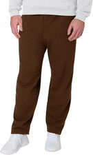 Hanes Ecosmart Men's Fleece Sweatpants, Athletic Lounge Pants with Cinched Cuffs