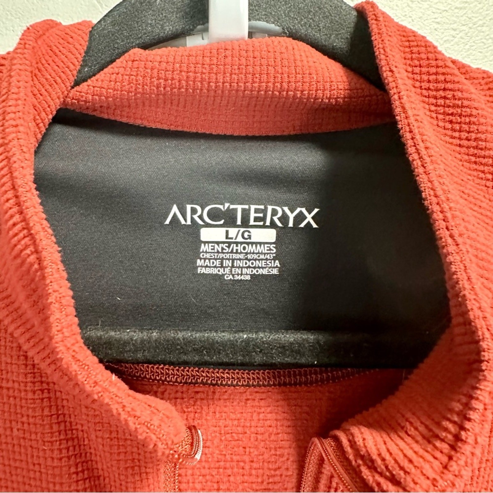 Arc'teryx Delta LT Giacca Pullover in Pile Mezza Zip Taglia Large