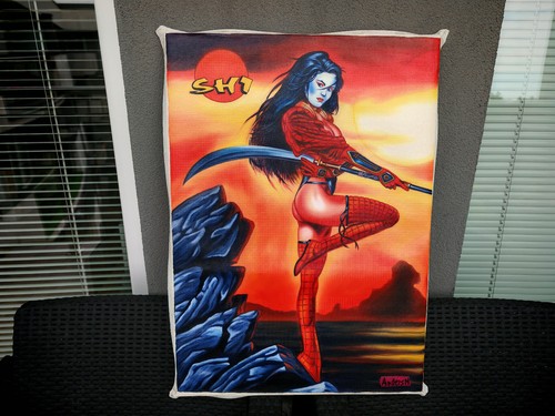 comicbook artwork original painting on canvas