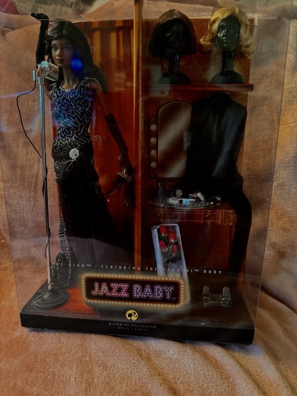 Mattel 2007 Jazz Baby Diva Barbie Doll African American Gold Label #L7261