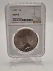 🔥 1922 Peace Dollar NGC MS63 Silver $1 Coin 🕊️ Choice Uncirculated