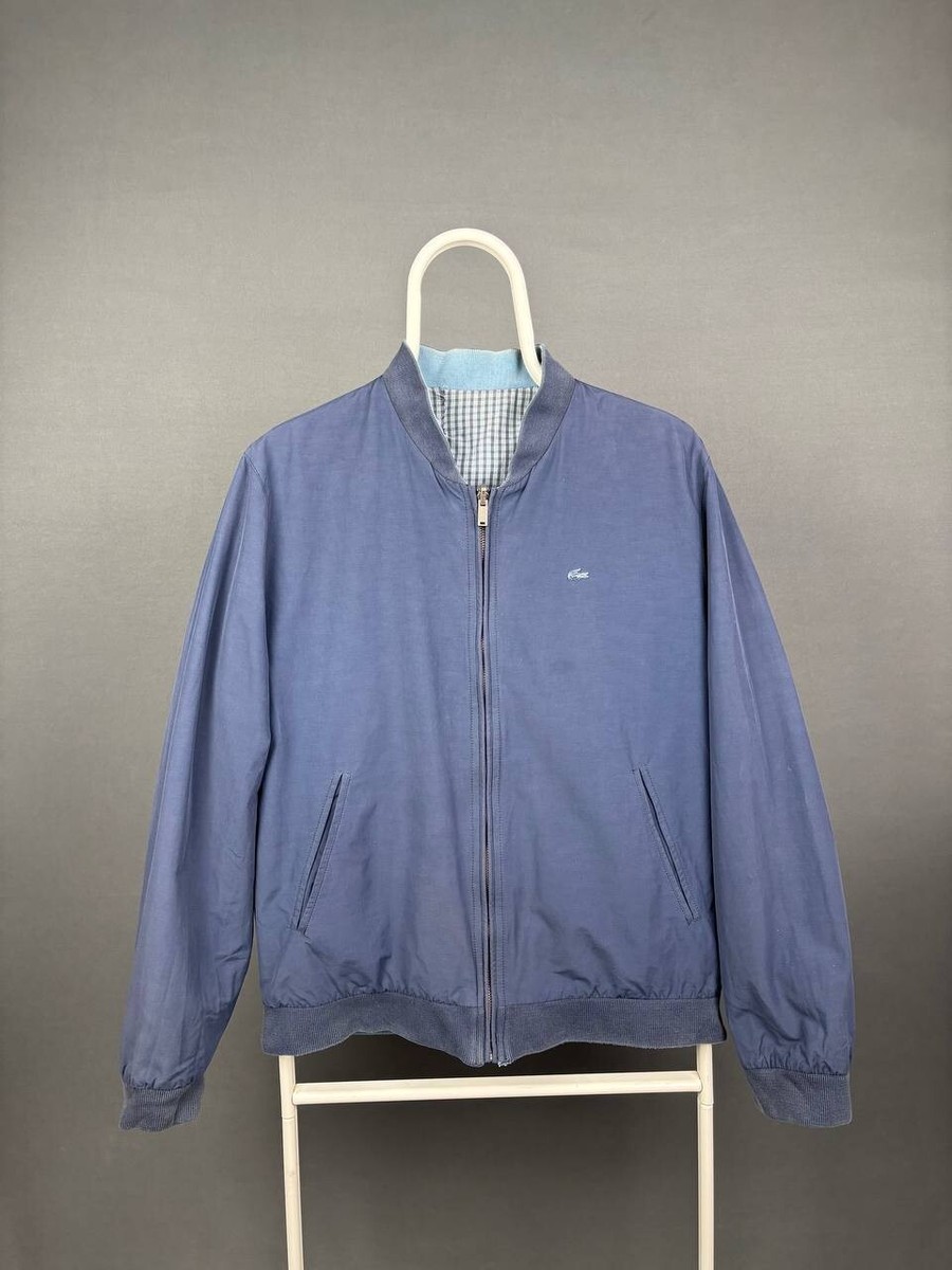 Lacoste Vintage Reversible Jacket Size 48 Blue Men's | eBay