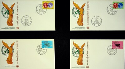 4 Enveloppes premier Jour - Global Eradiction of Smallpox - 31/03/1978