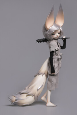 1/6 Bjd Doll Glenn Fantasy Resin Figures Toys Gift Eyes White Skin 
