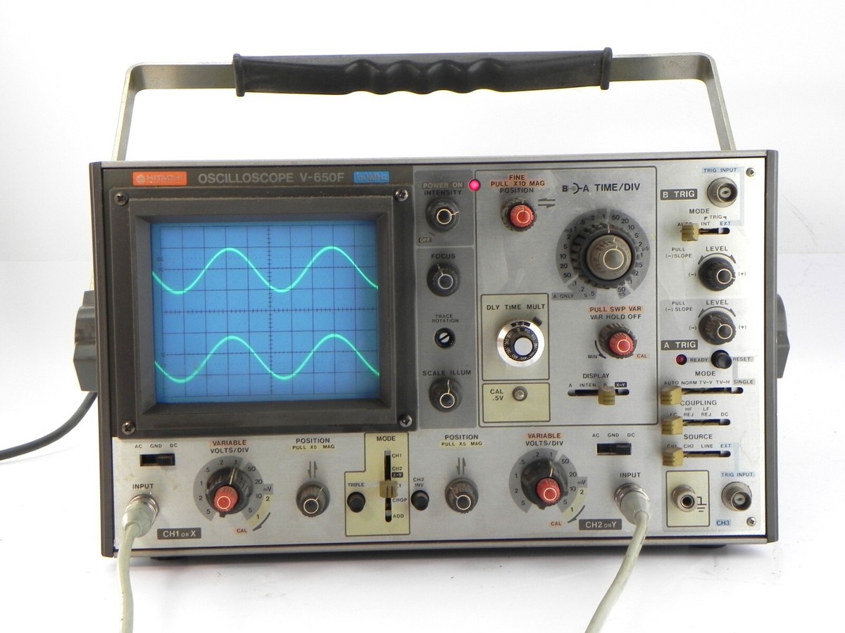 HITACHI 日立 オシロスコープ V-550B 50MHz(E14) Yahoo!オークション - HITACHI 日立 オシロスコープ V-552 50MHz
