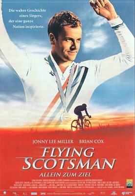 cinema Filmkarte 10x14cm FLYING SCOTSMAN ALLEIN ZUM ZIEL (2006) Jonny Lee Miller