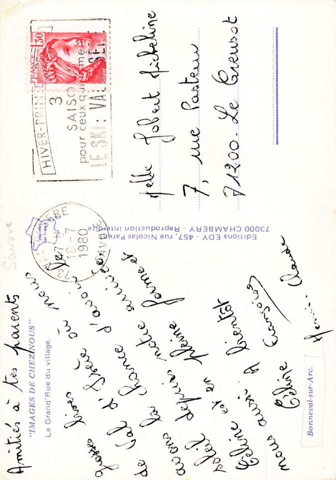 73 BONNEVAL SUR ARC BONNEVAL SUR ARC eBay