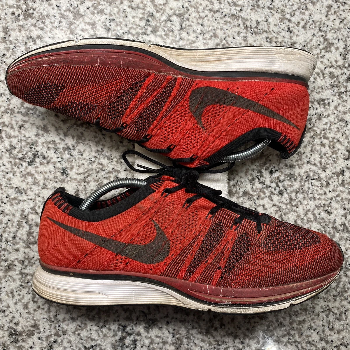 Nike Flyknit Trainer University Red/Black Men Size 10 [AH8396-601] Shoes | eBay