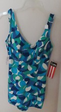 VTG COLE OF CALIFORNIA Size 14 Women's Blue Swimsuit