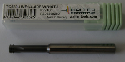 Walter Hartmetall Gewindefräser - UNF 1/4 ( TC630-UNF1/4-A0F-WB10TJ )