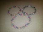 Beautiful Handmade Colored Beaded Stretch Bracelet 3 Pack — photo 4