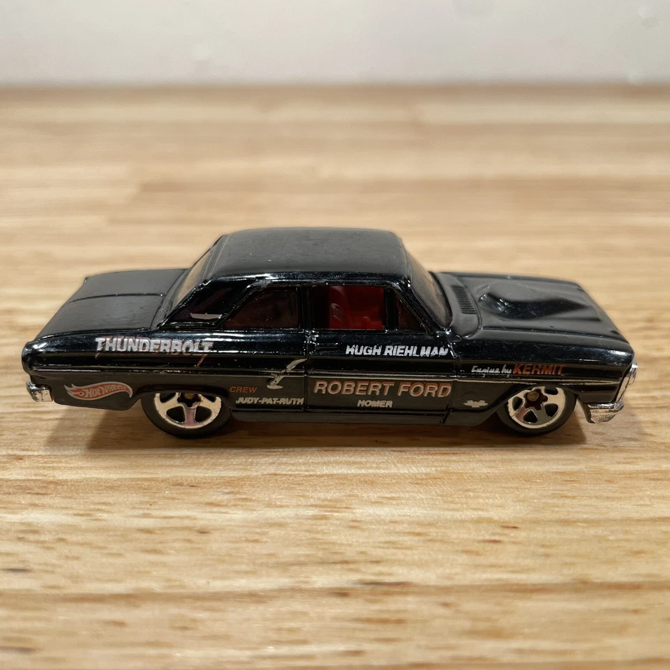 Hot Wheels VINTAGE 2001 First Edition Ford Thunderbolt Robert Ford Dragster - Image 3 of 4