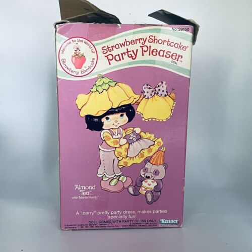Strawberry Shortcake Almond Tea Party Pleaser EMPTY BOX ONLY Kenner Vintage 80s - Picture 9 of 11