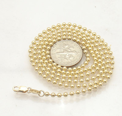 Ameri BALL CHAIN ONE ROUND NECKLACE