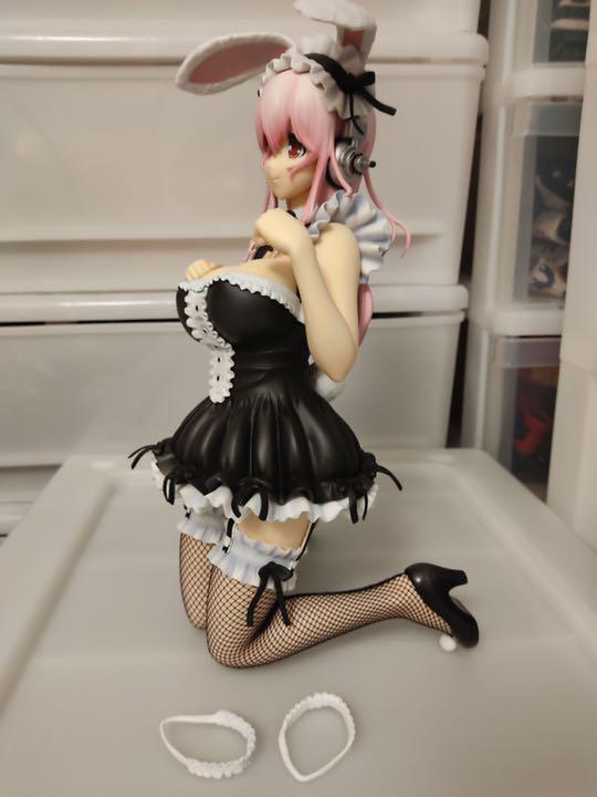 SUPER SONIC Super Sonico NITRO Bunny Ver. 1/4 PVC figure FREEing
