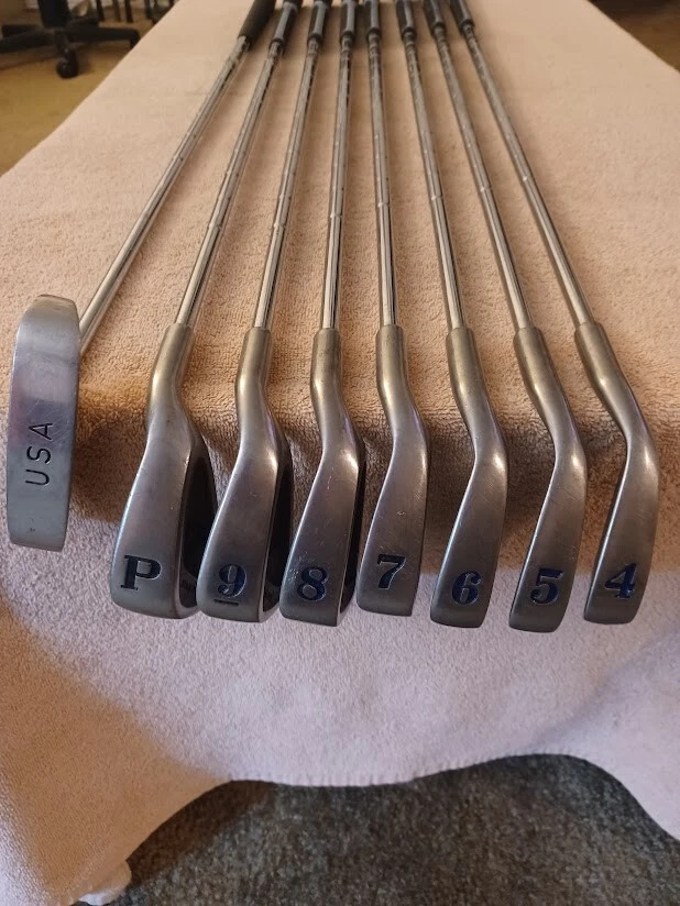TZ GOLF Ladies Cougar Puma 4 P Iron Set w Putter RH Steel Shaft Ping Eye2 KO