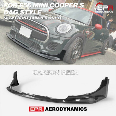 For F56 Mini Cooper S DAG Style Carbon Fiber Front Lip (JCW front ...