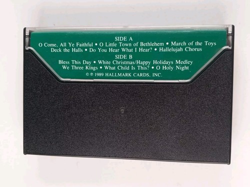 Christmas Holiday Music Carols of Christmas Vintage 1989 Hallmark TESTED - Picture 2 of 5