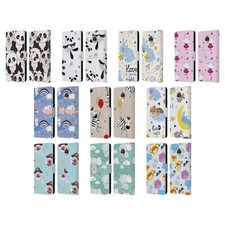 OFFICIAL HAROULITA BABY ANIMALS LEATHER BOOK WALLET CASE FOR MOTOROLA PHONES 2