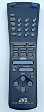 JVC Black TV VCR Vintage Remote Control Battery AA Model RM-C751 Working