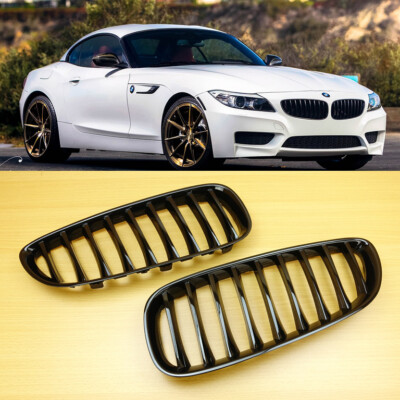 Gloss Black Fit BMW E89 Z4 Coupe Front Kidney Grille Grill | eBay