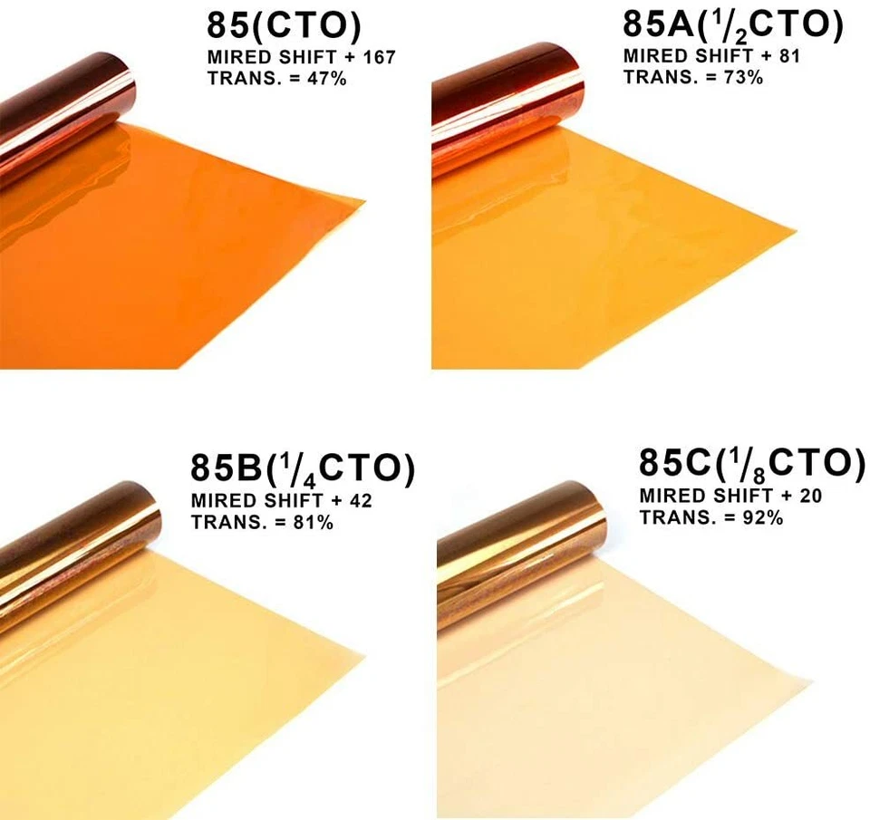 15*20'' Color Lighting Gel Filter Sheets Paper for Photo Video Theater Stage - Image 2 of 4