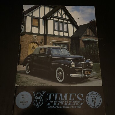 Ford V-8 Times Magazine Mar/Apr 1978 Vol 15 No 2