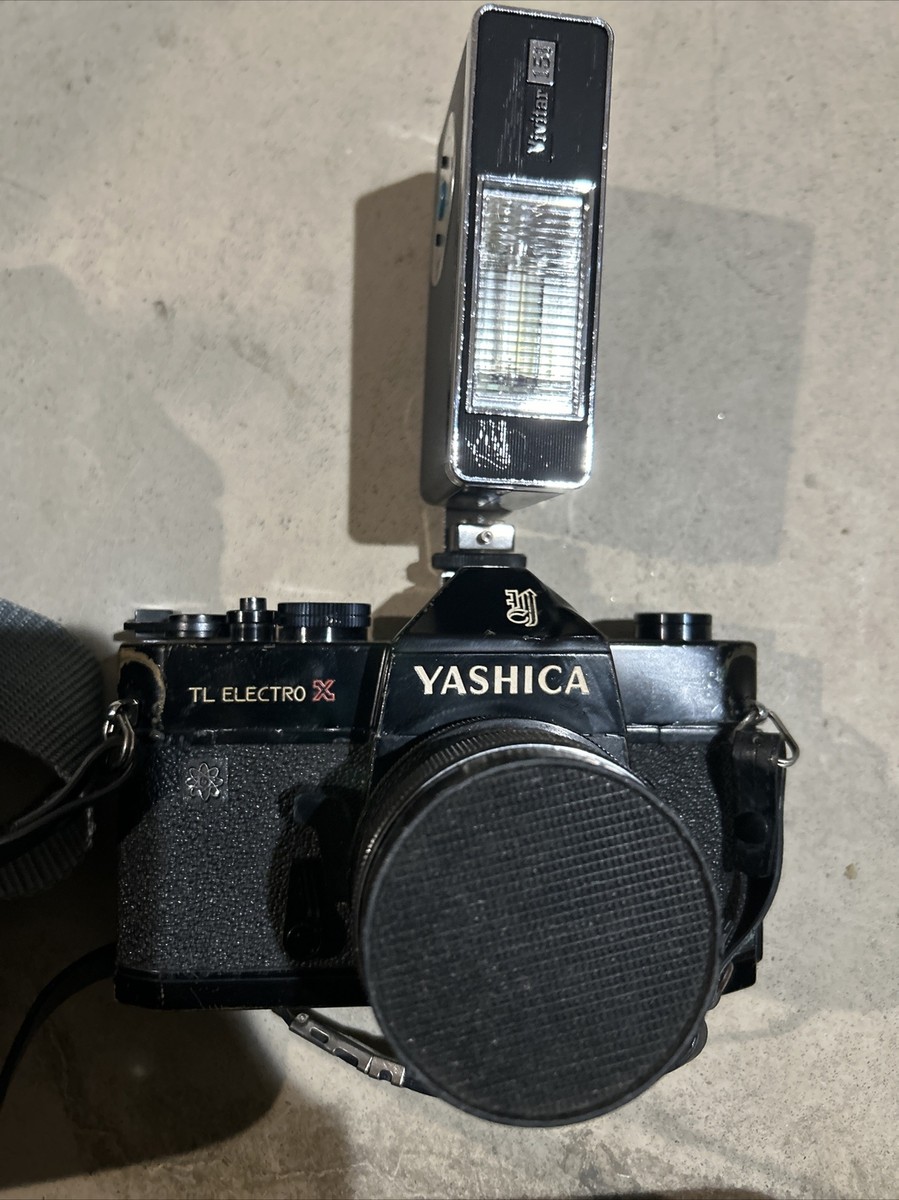 Yashica TL Electro X 35mm SLR Film Camera w/Yashinon 50mm f/1.7