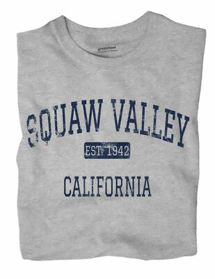 #ad Squaw Valley California CA T Shirt EST $18.99