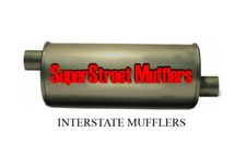 New - Muffler - Super Street -  2id Offsetoffset 6round X 15body 19oal