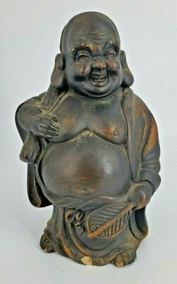 VINTAGE  Traveling Buddah Statuette Circa 1970's
