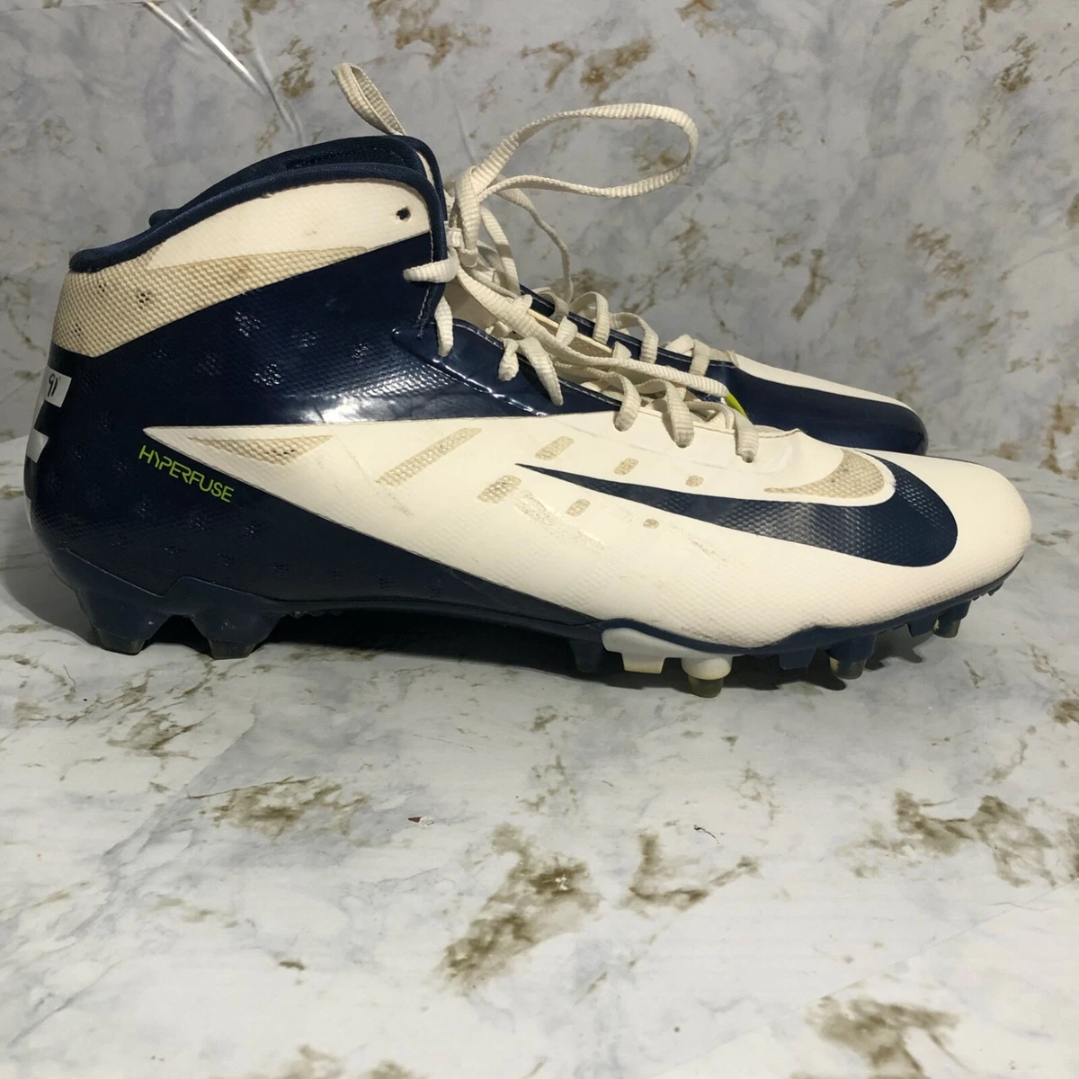 Nike Vapor Talon Elite Mens Size 13.5 Shoes White Blue Athletic