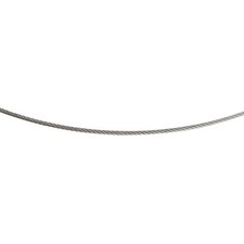 Ernstes Design Drahtseil Kette DS.0,63 1 fach Stahlkette Halskette