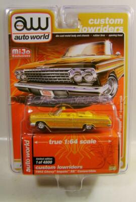 1962 '62 CHEVY IMPALA SS CONVERTIBLE YELLOW LOWRIDERS MIJO AUTO